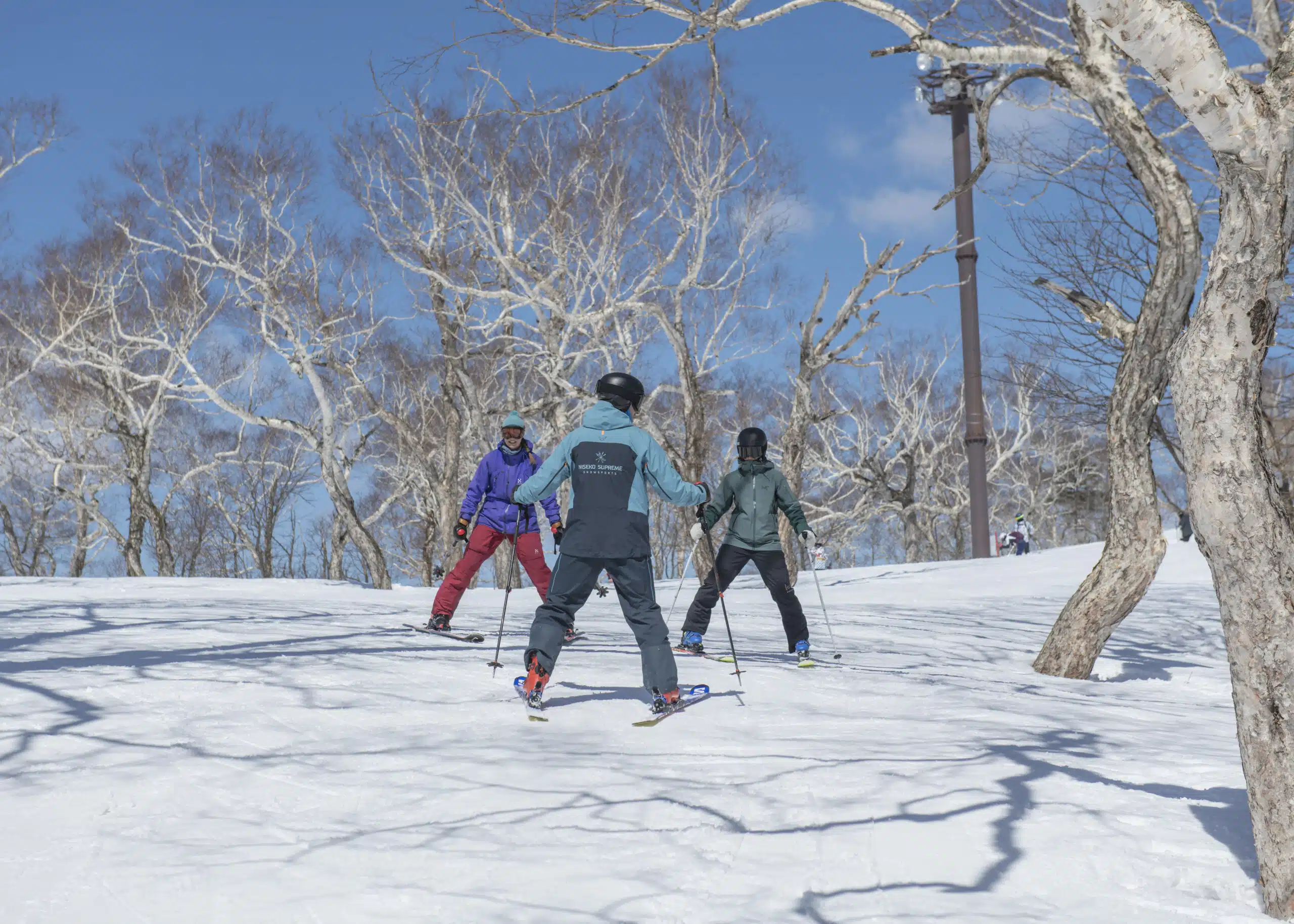 Beginner ski lessons Niseko