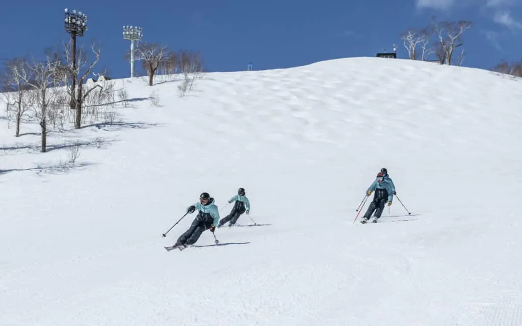 skiing or snowboarding